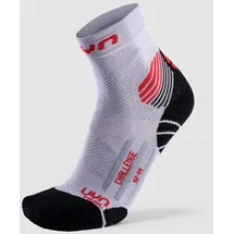 Uyn Run Trail Challenge Laufsocken mit Cool-Air-Flow Technologie aus Natex Herren pearl grey/red 35-38