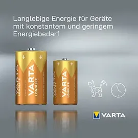 Varta Longlife D 15800 mAh 2 St.