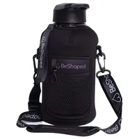 Beshaped Water Jug mit Tasche Schwarz 1.3 L schwarz