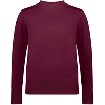 Betty Barclay Strickpullover mit Stehkragen Dunkel Aubergine 36