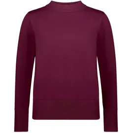 Betty Barclay Strickpullover mit Stehkragen Dunkel Aubergine 36
