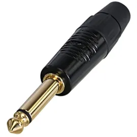 Rean AV RP2C-B Klinken-Steckverbinder 6.35mm Stecker Polzahl: 2 1St.
