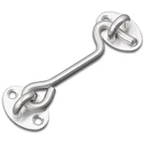 4-teiliges Hakenset Für Gartenhäuser, Edelstahlhaken, Für Schuppen, Fensterläden, Gärten, Garagen, Fenster, Silber, 154
