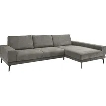 Set One by Musterring Ecksofa "SO 3600 optimaler Sitzkomfort in Federkern o. Kaltschaum, 2 Sitzhöhen", grau (kama anthrazit), B:293cm H:87cm T:180cm, 100% Polyester, SET ONE BY MUSTERRING, Sofas, Ecksofa, Sitzhöhe 42 cm, Federkern, B 293 x T 180 cm, Kama anthrazit