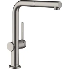Hansgrohe Talis M54 270 1jet Ausziehauslauf brushed black chrome 72809340