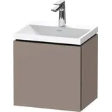 Duravit „L-Cube“ c-shaped Badmöbel-Set 450mm Basalt Matt Dekor × Basalt Matt Dekor
