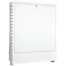 Buderus Logafloor Unterputz-Verteilerschrank Höhe/Tiefe/Länge 610x668-860x110-160mm, Verkehrsweiß 80425206