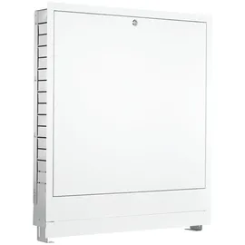 Buderus Logafloor Unterputz-Verteilerschrank Höhe/Tiefe/Länge 610x668-860x110-160mm, Verkehrsweiß 80425206