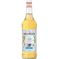 Monin Sirup Vanille Light, ohne Zucker, Kaffeesirup, 1000ml