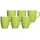 Ritzenhoff & Breker Doppio Kaffeetasse 0,32 l Grün 6 St.
