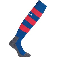 Uhlsport Team Pro Essential Stripe Socken, azurblau/Rot, 33-36