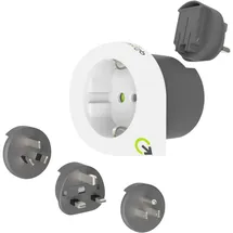 Q2 Power Reiseadapter 100V-1600W Weiß