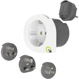 Q2 Power Reiseadapter 100V-1600W Weiß
