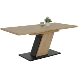 Hela Jeanette 90 x 76 x 140-180 cm Eiche Artisan schwarz