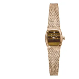 BULOVA Damen Analog Quarz Armbanduhr Goddess of Time