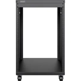 Digitus Universal 19-Zoll Equipment Rack mit Rollen, 16HE