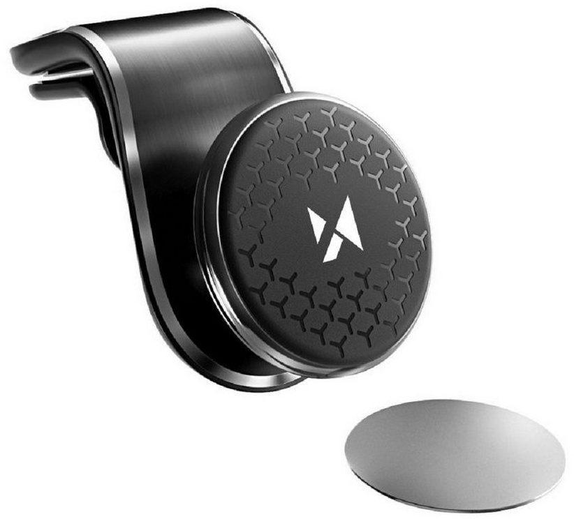 Wozinsky Magnethalterung für den Autogrill / Lüftungsgitter 360 Schwarz Smartphone-Halterung schwarz