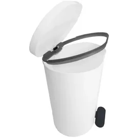Denox Pedalbin Oval 25 l Weiß