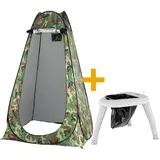 Stagecaptain Quixie Camouflage Privacy Toilet Set