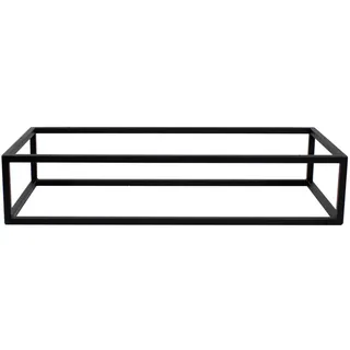 FERRO modern design Wandkonsole Schwarz für Waschtischplatte 95 x 45 x 19 cm - Waschtisch Halterung - Möbelkufen - Waschbecken Halterung - Waschtischkonsole Konsolenträger