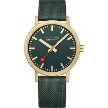 Mondaine A660.30360.60SBS Classic Grün und Gold 40mm 3ATM