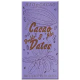 bioecacao Cacao & Double Dates - 51% Schokolade mit Kakaonibs 90g