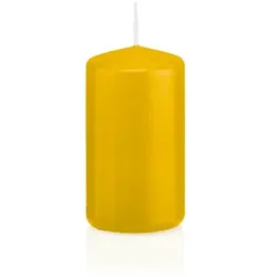 Wiedemann Kerzen Stumpenkerzen Dotter Gelb 100 x Ø 48 mm, 24 Stück