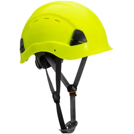 PORTWEST PS63 Height Endurance Helm mit Belüftung, Farbe Gelb in hoher Sichtbarkeit, Größe:, PS63YER