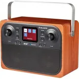 NEW MAJESTIC RT-197 DAB Radio Digitaluhr braun