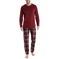 Tom Tailor Pyjama Rhodos in rot-mittel-Karo | Gr.: 52