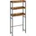 VASAGLE Waschmaschinenregal 63 x 25 x 165 cm Braun-Schwarz