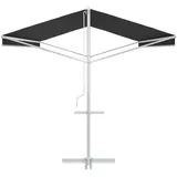 vidaXL Freistehende Markise 6 x 3 m grau