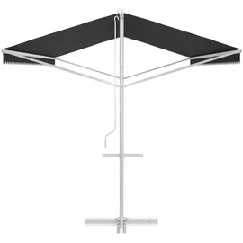 vidaXL Freistehende Markise 6 x 3 m grau