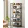 VASAGLE Bücherregal 80 x 30 x 186 cm Braun-Schwarz