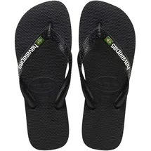 havaianas Brasil Logo Schwarz 23