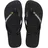 havaianas Brasil Logo Flip-Flops schwarz/weiß - 23-24