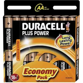 Duracell Basic 18 AA Batterien - Schwarz