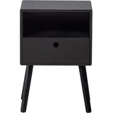 Woood Nachtschrank Vienna 36 x 30 x 53 cm Schwarz