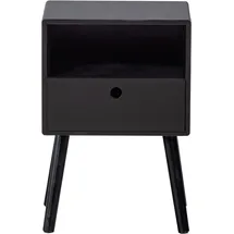 Woood Nachtschrank Vienna 36 x 30 x 53 cm Schwarz
