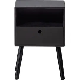 Woood Nachtschrank Vienna 36 x 30 x 53 cm Schwarz