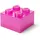 LEGO Aufbewahrungsbox Brick 4 25 x 25 cm 1-tlg. lila