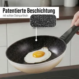 STONELINE Kochgeschirr-Set 15-tlg. 18 cm rund + 20 cm rund + 24 cm rund