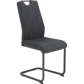 Hela Freischwinger »CHRISTINA«, (Set), 2 St., Webstoff, 1, 2 oder 4 Stück, Schwingstuhl, grau