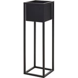 Home & styling collection H&S Collection Blumentopf mit Ständer Metall Schwarz 70 cm