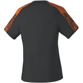 Erima Evo Star Kurzarm-T-Shirt Black / Orange 34