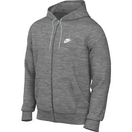 Nike Herren, Kapuzensweat M NK Club FT FZ HOODIE, Dk Grey Heather/Lt Smoke Grey/White, XS