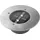 smartwares Bodenstrahler 2er Pack rund Edelstahl