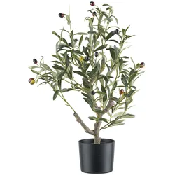 Kunstpflanze Olivenbaum - grün