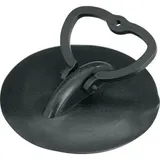 homeXpert Waschbeckenstöpsel UNIVERSAL Ø 60 mm, schwarz