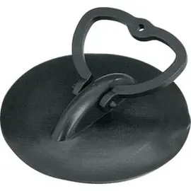 homeXpert Waschbeckenstöpsel UNIVERSAL Ø 60 mm, schwarz